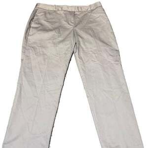 Liz Claiborne Emma Women's Mid Rise Slim Leg Ankle Dress Pants, Gray